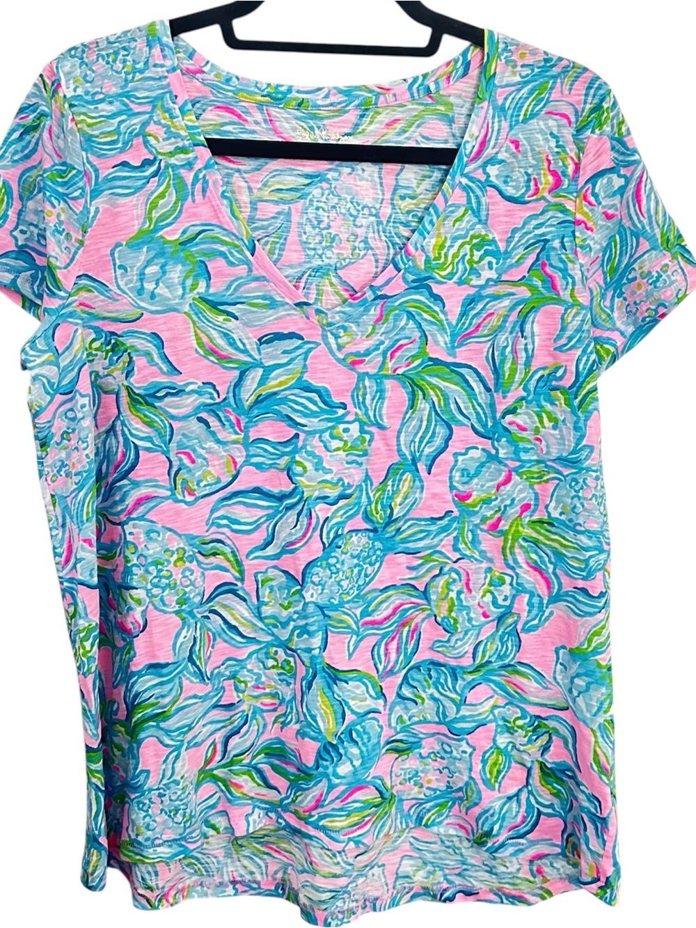 Lilly Pulitzer Off The Scales Large tee